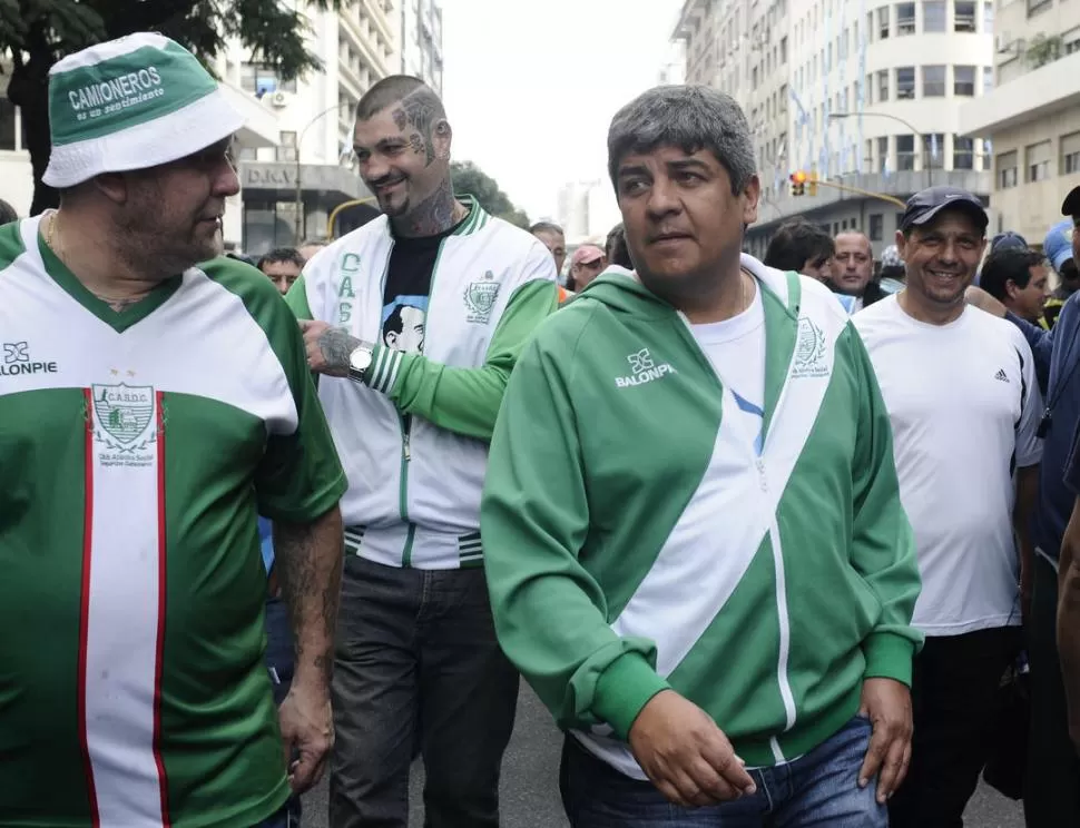 EL MÁS DURO DEL CLAN. Pablo Moyano anunció que no daría marcha atrás en la medida contra el Gobierno. DyN