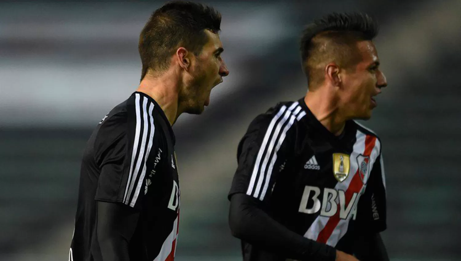 Lucas Alario junto a Auzqui en el partido con Insituto por la Copa Argentina.
FOTO TOMADA DE TWITTER CLUB ATLÉTICO RIVER PLATE