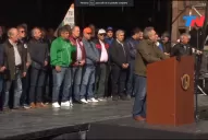 Juan Carlos Schmidt, en el acto de la CGT: venimos con un reclamo de trabajo digno, salario justo