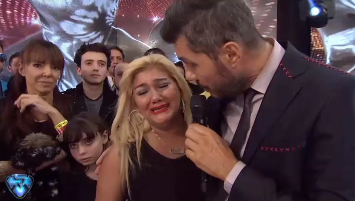 DESCONSOLADA. Gladys quebró en llanto otra vez en el Bailando. FOTO CAPTURA DE VIDEO.