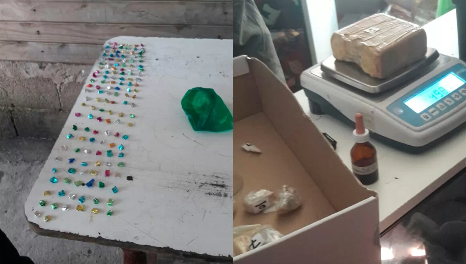 Detuvieron a cinco personas y secuestraron cocaína en Villa 9 de Julio