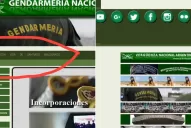 Hackearon la web de Gendarmería y reclamaron la aparición con vida de Santiago Maldonado