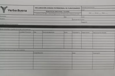 Campero hace pública su declaración de bienes