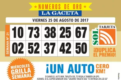 Los Números de Oro de LA GACETA