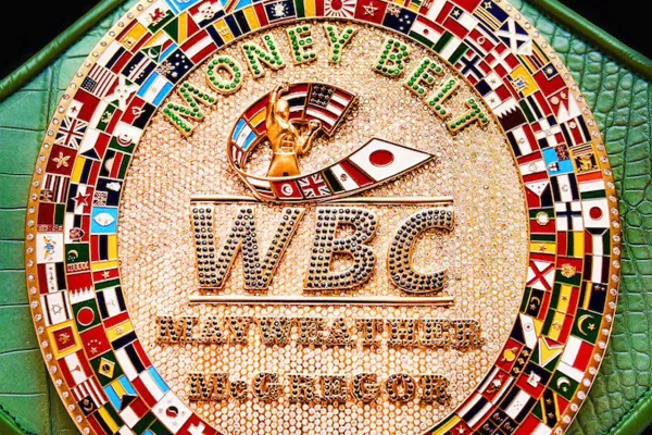 De piel de cocodrilo, con oro y diamantes: así es el cinturón por el que pelearán Mayweather y McGregor