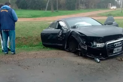El hermano de Messi chocó su auto contra un camión en Santa Fe