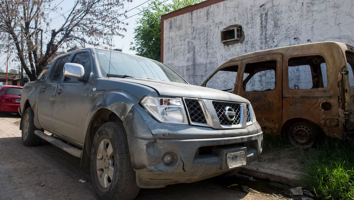 LA CAMIONETA. Este es el vehículo que circuló contramano por la autopista. LA GACETA / JORGE OLMOS SGROSSO