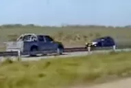 “Sentí que nos moríamos”, dijo una de las automovilistas que se topó con la camioneta