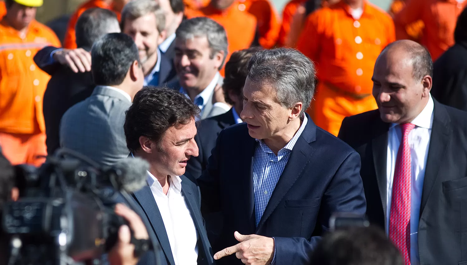 Macri y Manzur volverán a verse las caras durante el acto de mañana. ARCHIVO