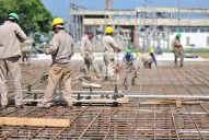 La construcción fue el motor de la mejora industrial