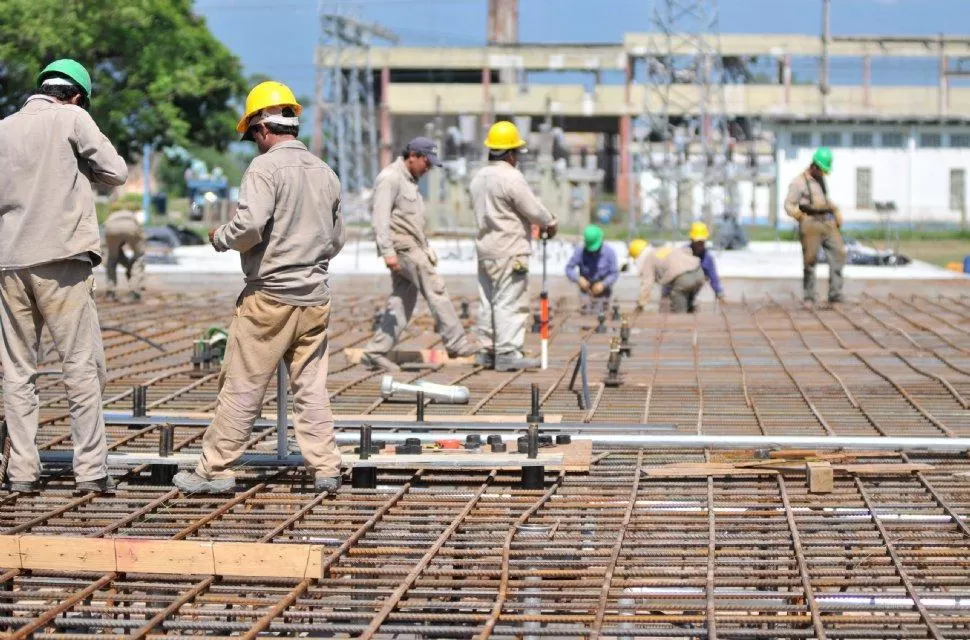 La construcción fue el motor de la mejora industrial