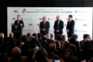Macri inauguró la pista del aeropuerto: mi compromiso con los tucumanos es total