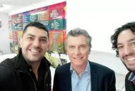Macri visitó de sorpresa una heladería en Tucumán, probó el helado de mate cocido y le encantó