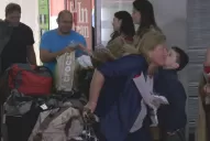 Video: el primer vuelo internacional, entre aplausos, elogios y hasta con alguna turbulencia