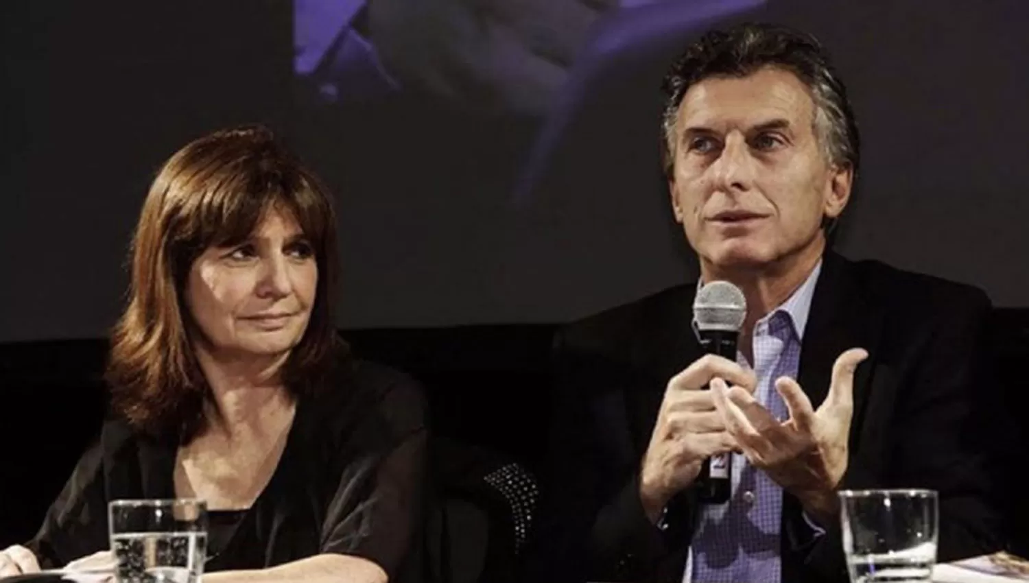 AMENAZADOS. Patricia Bullrich y Mauricio Macri. ARCHIVO