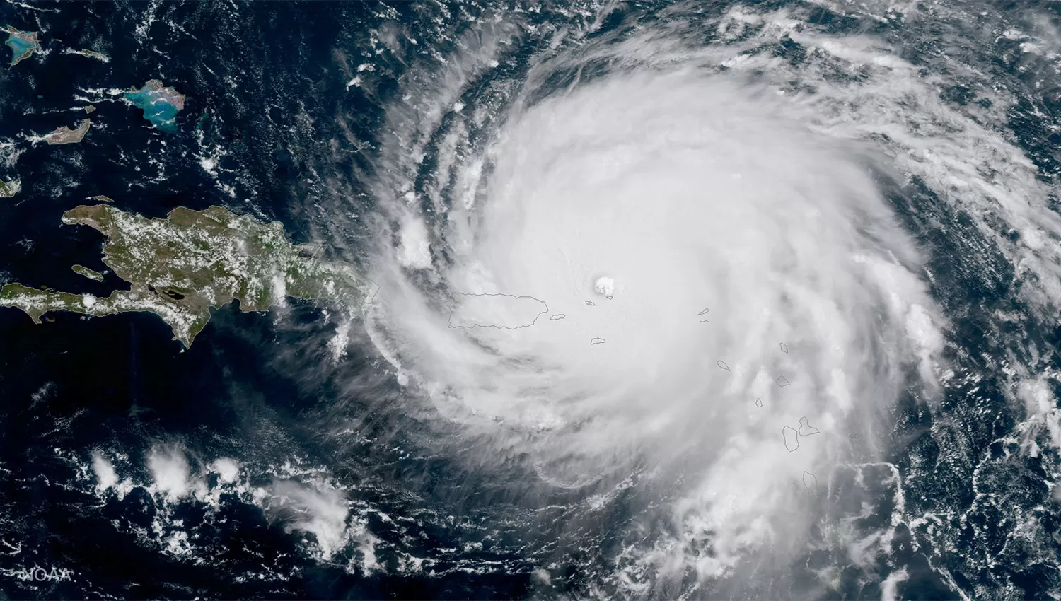 Punta Cana ya sufre los embates del poderoso huracán Irma