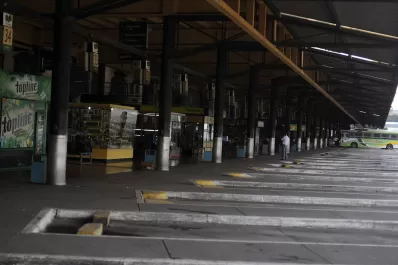 Los colectivos que estén viajando en el momento del paro podrán llegar a destino