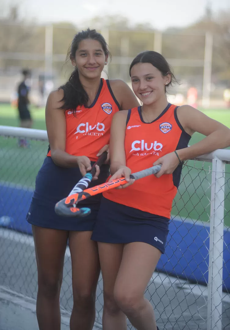 ELLAS. Gravano y Santamarina están ansiosas por jugar. la gaceta / foto de antonio ferroni