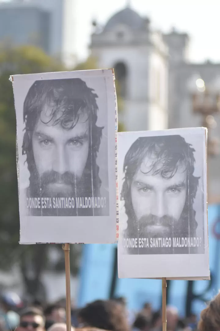 MALDONADO. En las movilizaciones reclaman que aparezca con vida. 
