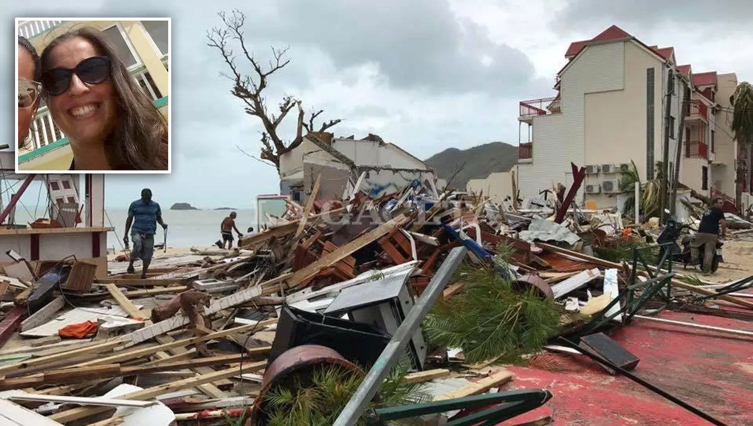 ST MAARTEN. El viento destruyó todo a su paso. FOTO ENVIADA POR MARÍA PAULA MANZUR