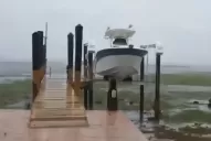 Impactante video: el mar desapareció en Florida por el paso del huracán Irma