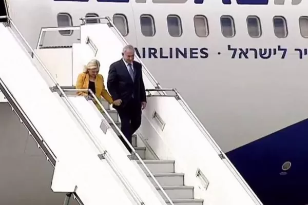 Netanyahu llegó a Argentina y mañana se reunirá con Macri