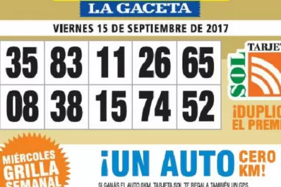 Los Números de Oro de LA GACETA