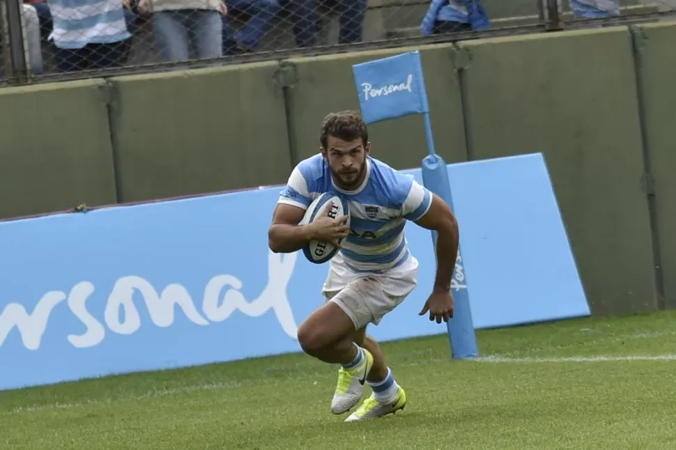 POR LA PUNTA. Ramiro Moyano ocupará el lugar de Boffelli, que irá de fullback. foto de MARCELO MILLER (archivo)