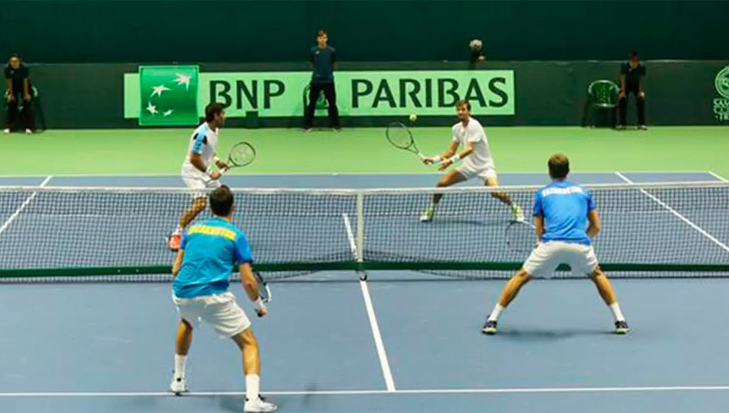 Argentina perdió el dobles ante Kazajistán y está a un paso de descender en la Davis