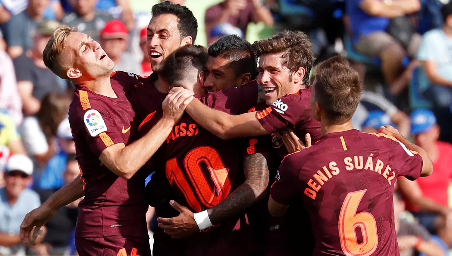 Barcelona consiguió una agónica victoria ante Getafe y se afianzó en la cima