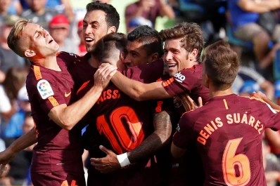 Barcelona consiguió una agónica victoria ante Getafe y se afianzó en la cima