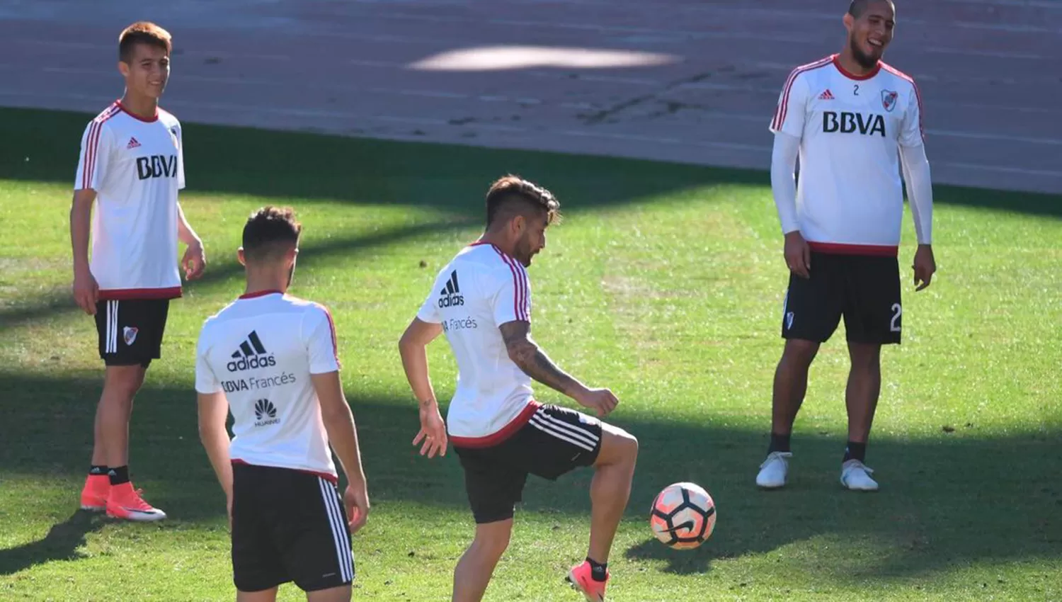 El Millonario se entrenó esta tarde en El Monumental.
FOTO TOMADA DE PRENSA CLUB ATLÉTICO RIVER PLATE