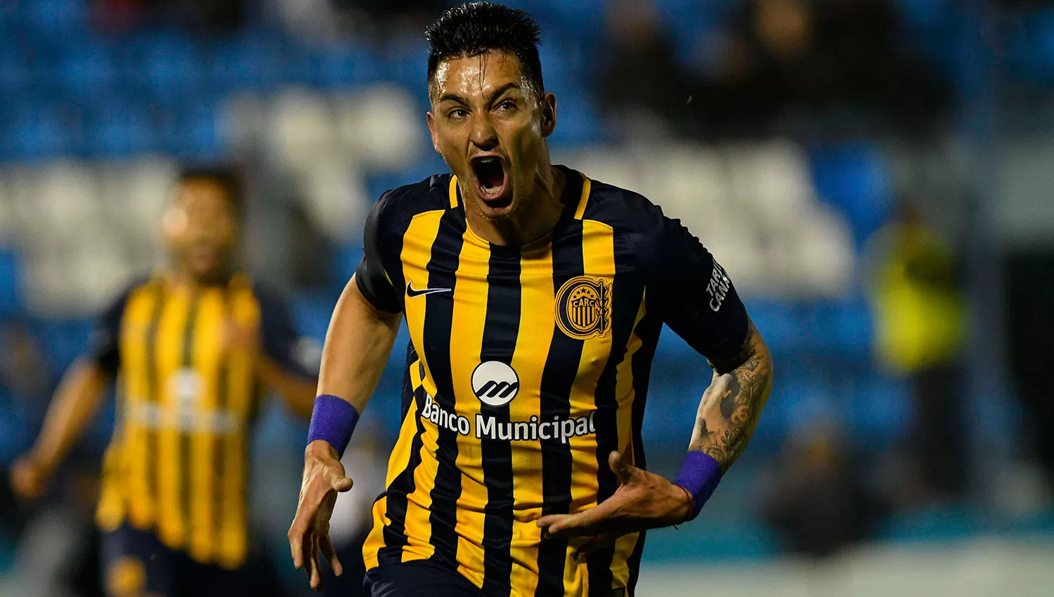 GOLEADOR. Zampedri marcó su segundo gol con la camiseta de Rosario Central. TÉLAM