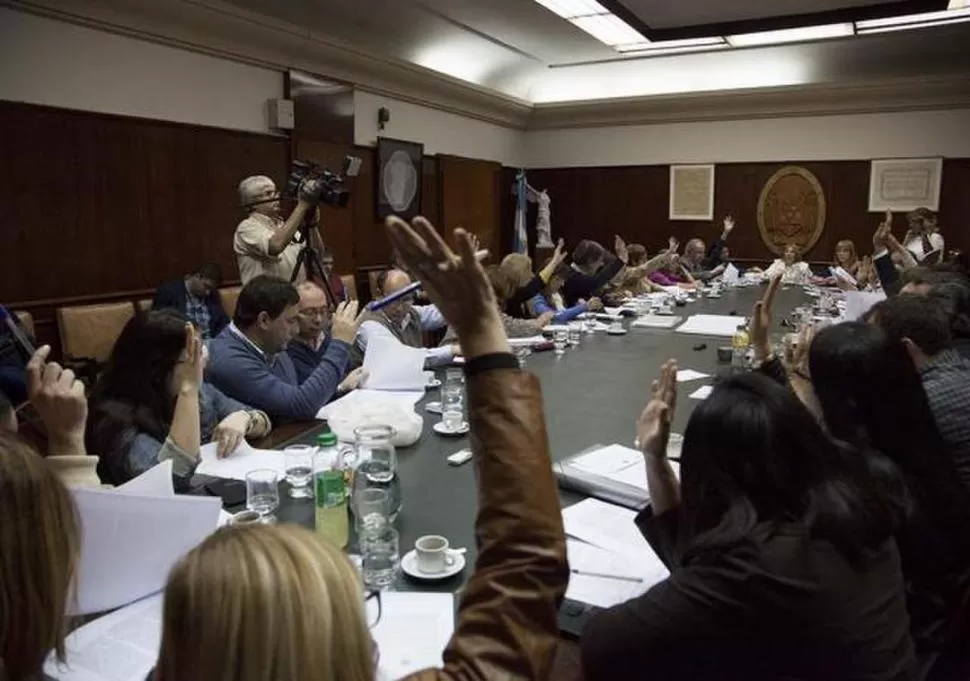 APROBADO. Los consejeros respaldaron la estimación de gastos que el Rectorado calculó para el ejercicio 2018.  prensa unt / JOSE SALDIAS