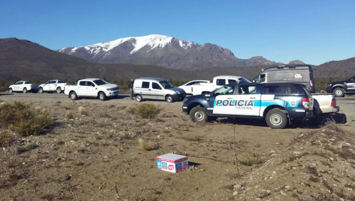 RASTRILLAJES. El territorio tomado por los mapuches fue analizado por la Justicia. FOTO TOMADA DE CLARIN