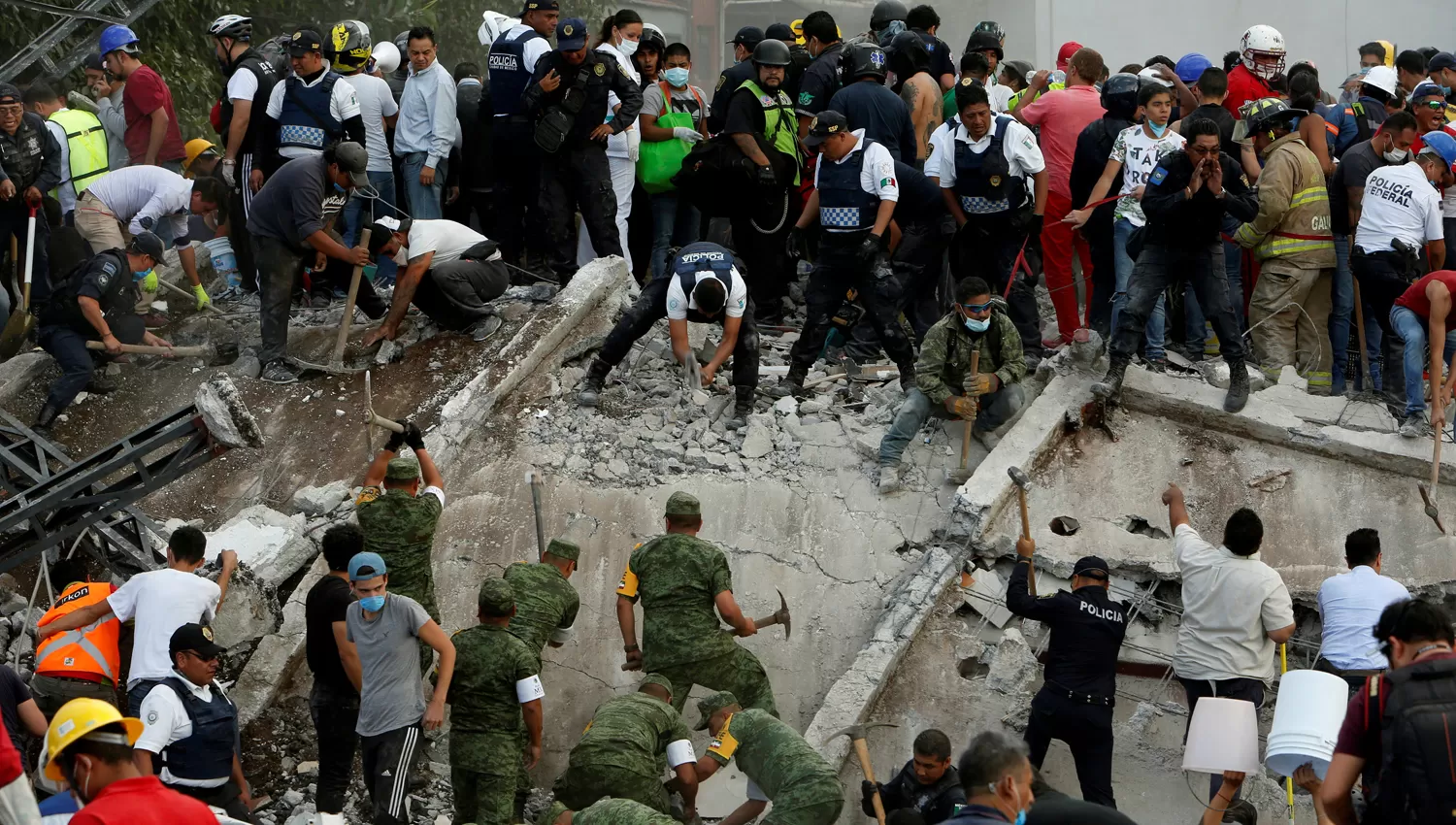 México después del terremoto. FOTO DE REUTERS.