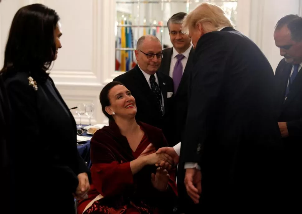 CUMBRE. Michetti cenó con Trump para analizar la situación de Venezuela. dyn