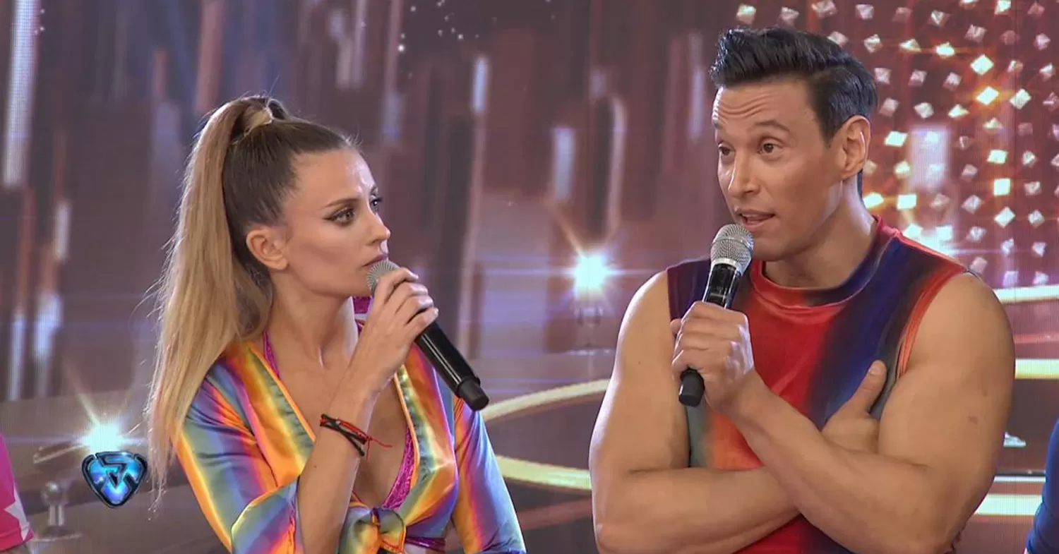 Meliza Lezcano y su bailarín Joel Ledesma.