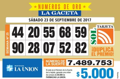 Los Números de Oro de LA GACETA