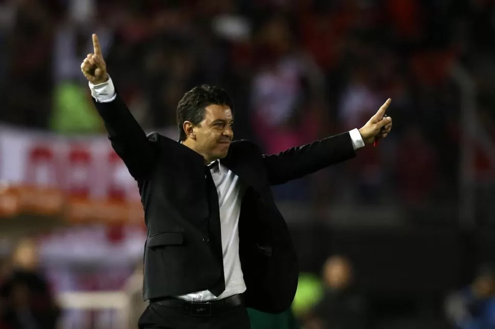 ESTRATEGA. Marcelo Gallardo movió la estantería del equipo y tuvo éxito. Reuters