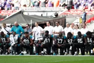 NFL en guera contra Trump: jugadores se arrodillaron al escuchar el himno en Londres