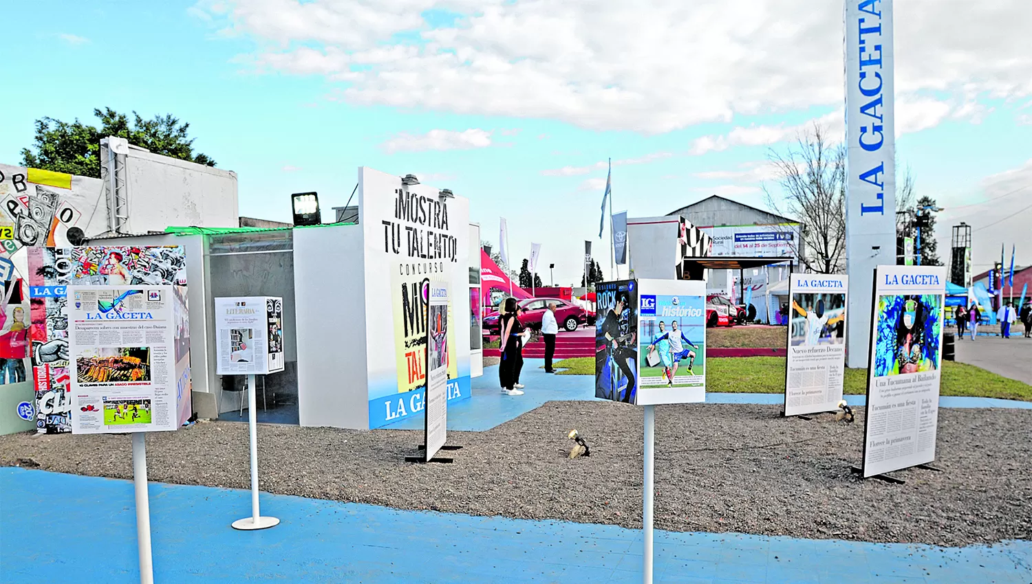 Stand de La Gaceta en la Expo Rural 2017. FOTO LA GACETA