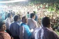 Disturbios tras un acto en el que participó Manzur en Villa Luján