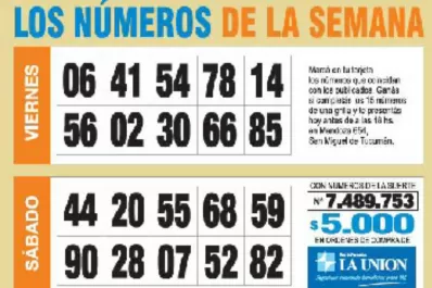 La grilla completa de los Números de Oro