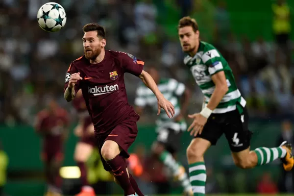 Con un gol en contra, Barcelona venció a Sporting 1 a 0