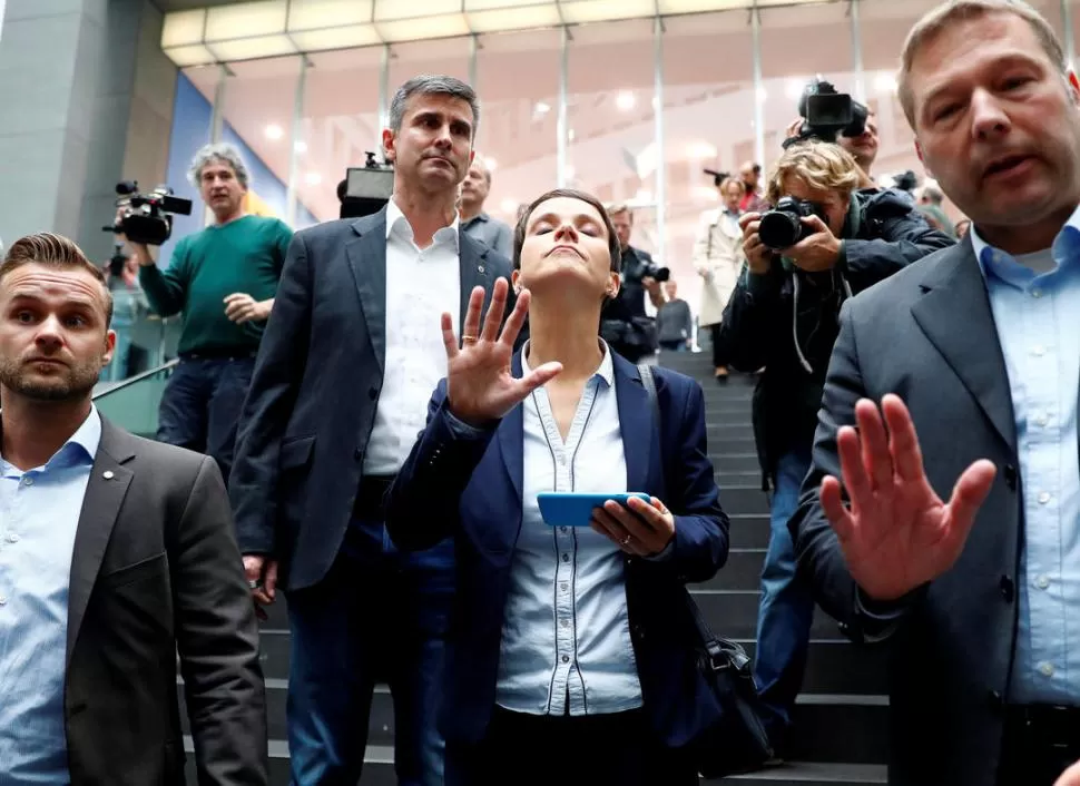HASTA AQUÍ LLEGÓ. Frauke Petry no integrará el bloque de su partido. reuters
