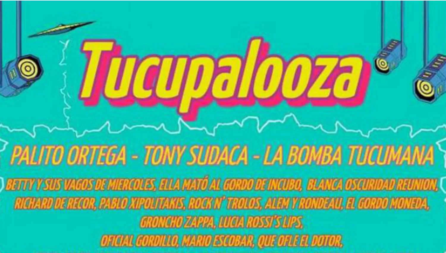 Imperdible: lanzaron la cartelera del Tucupalooza y explotaron las redes