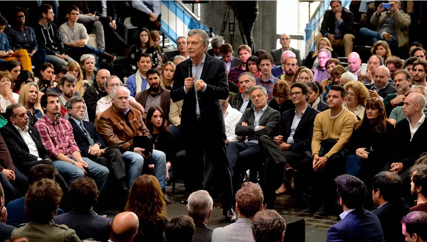 El presidente Macri, en un acto oficial. FOTO DE DYN. 