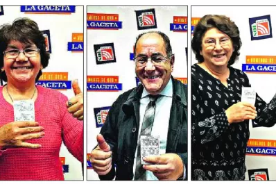 El premio de los Números de Oro se repartió entre tres ganadores