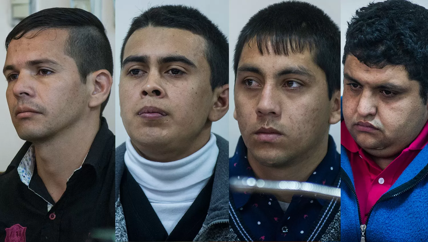 ACUSADOS. Cuellar, Sánchez, Gutiérrez y Romano son los imputados por el juicio de Vides. ARCHIVO LA GACETA / FOTOS DE JORGE OLMOS SGROSSO